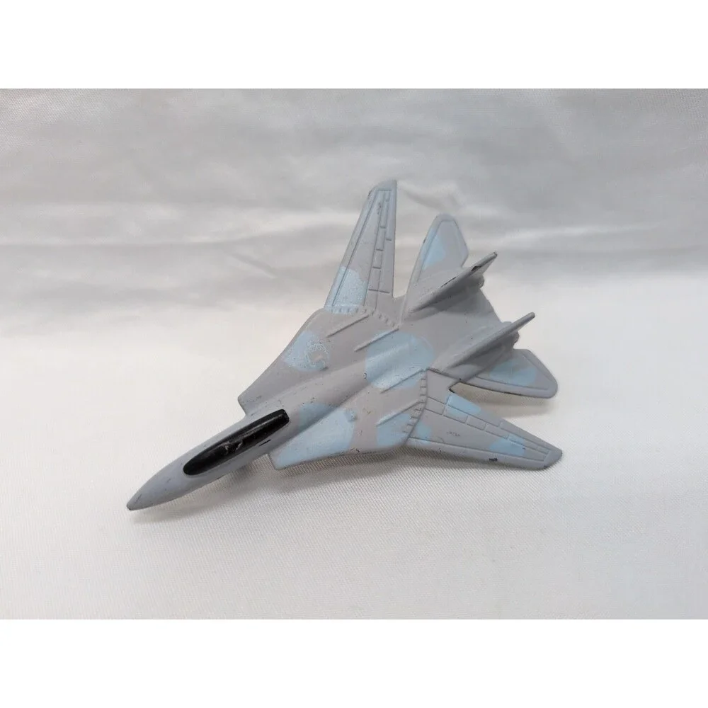 Light Blue Military Fighter Diecast Plane 3